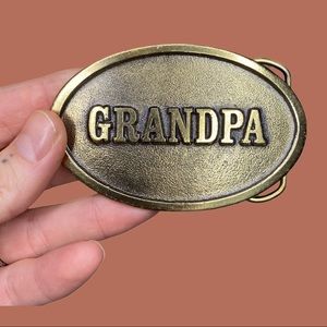 Grandpa Brass Buckle